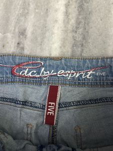 Esprit Light Wash Denim Capri Jeans
