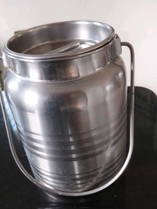 Vintage stainless  steel Milk Can