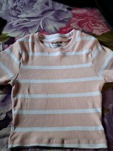 Striped Ribbed Knit Top