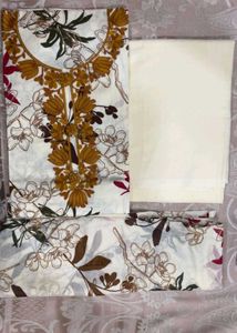 Pure Cotton Suit Boutique Print Embroidery Pe