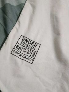 Kids White Casual Top with Pocket Detail