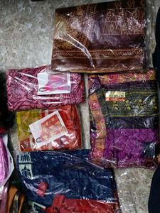 Beautiful 5 Sarees Collection