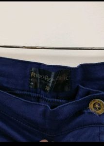 Navy Blue Mini Skirt