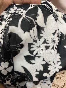 Floral Print Midi Skirt