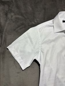 LACHEF White Striped Shirt