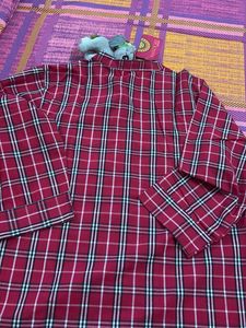 Chic Plaid Button-Up Tunic Shirt