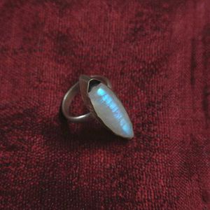 Moonstone Cut Stone Ring