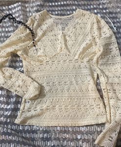 cute Lace Long Sleeve Top
