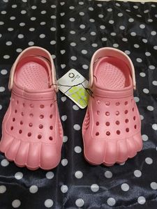 Pink Toe-Shaped Clogs - Fun & Comfy