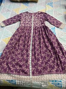 Beautiful Purple Printed Kurta