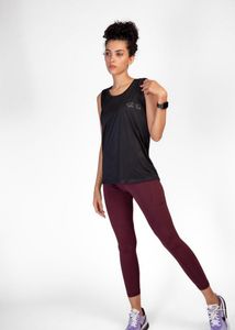 Black Sleeveless Athletic Tank Top