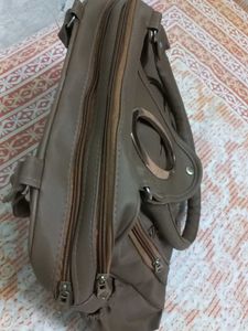 Stylish Taupe Shoulder Bag