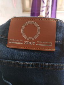 Stylish Ripped Blue Denim Jeans