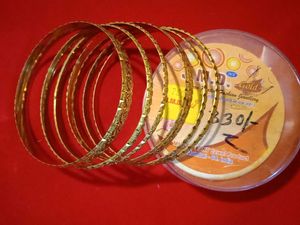 🆕New Gold Bangles - Set of 6 Combo