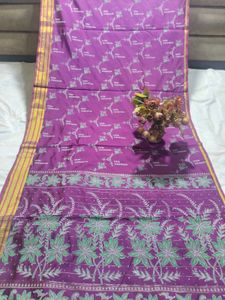 Banarasi Soft silk patta print