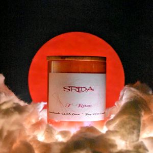 SRIDA T-Rose Soy Wax Candle