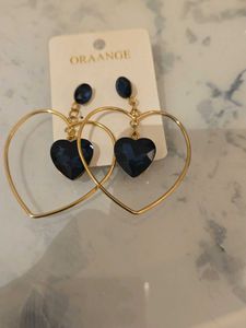 Heart Drop Earrings