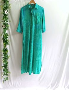 Collar Neck Full Length Kurti