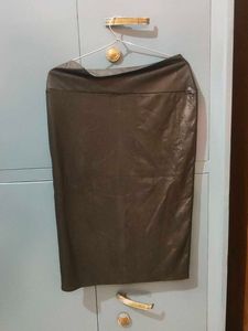 PRICE DROP Shein Faux Leather Midi Skirt