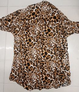 Cheetah🐆 Print Shirt👔!!! For Working Woman And Also A Fabulous College Girl!!😌😘