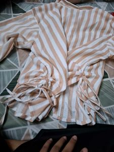 Striped Button-Up Shirt
