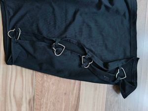 Black Heart Detail Tube Top