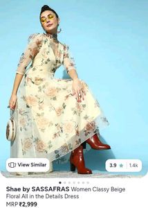 Elegant Floral Print Gown