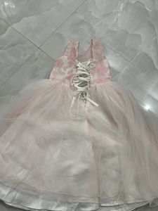 Beautiful Pink frock with florals