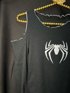 Spider-Man Cold Shoulder Top