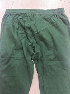 Dark Green Ethnic Leggings