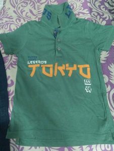 Cute Green Tokyo Polo Shirt