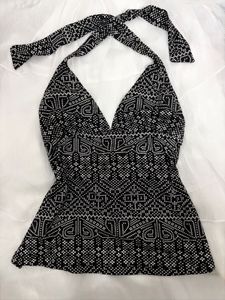 y2k grunge halter neck top