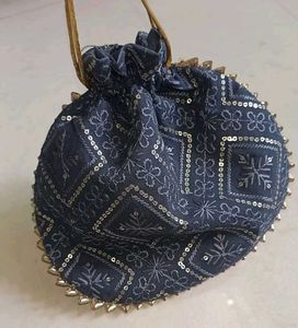 Embroidered Potli Bag