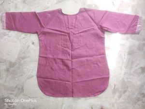 Elegant Embroidered Pink Kurta