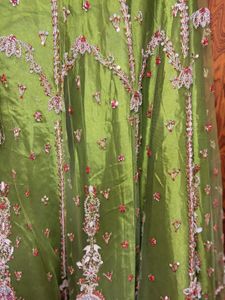 Beautiful Green Embroidered Blouse