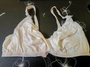 Red Lace Trim Bra