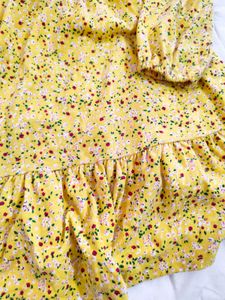 Bumper Offer❗Yellow Floral Dress