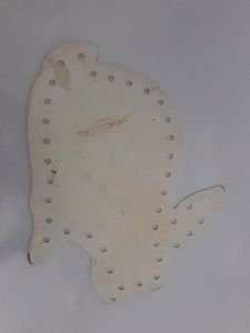 Lacing Activity For Kids( Rabbit Board With Holes And Plastic Lace)