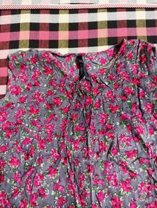 red rose top for women