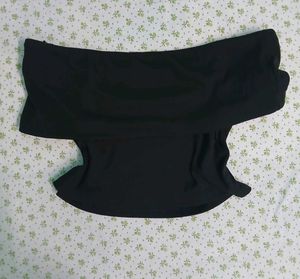 NEW Black off shoulder top