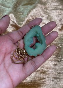 Boho Geode Slice Pendants | Anti Tarnish