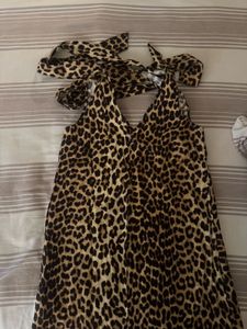 Leopard Print Mini Dress