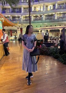 Casual Denim Button-Up Midi Dress