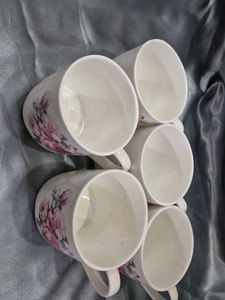 Floral Ceramic Coffee Mugs