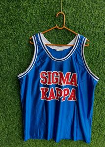 Sigma Kappa Blue Jersey Tank Top