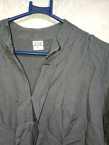 Classic Grey Long Sleeve Top
