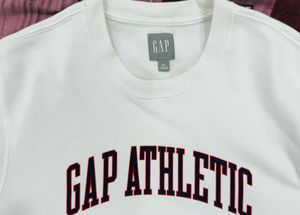 White Gap Athletic Sweatshirt