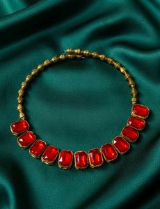 Red Gemstone Necklace