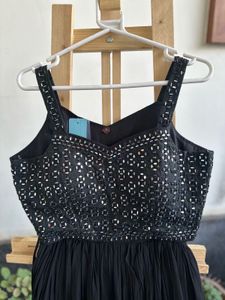 Brand new Elegant Black Sequined Lehenga Set
