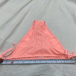 🪔 Peach Crochet Bikini Bottom